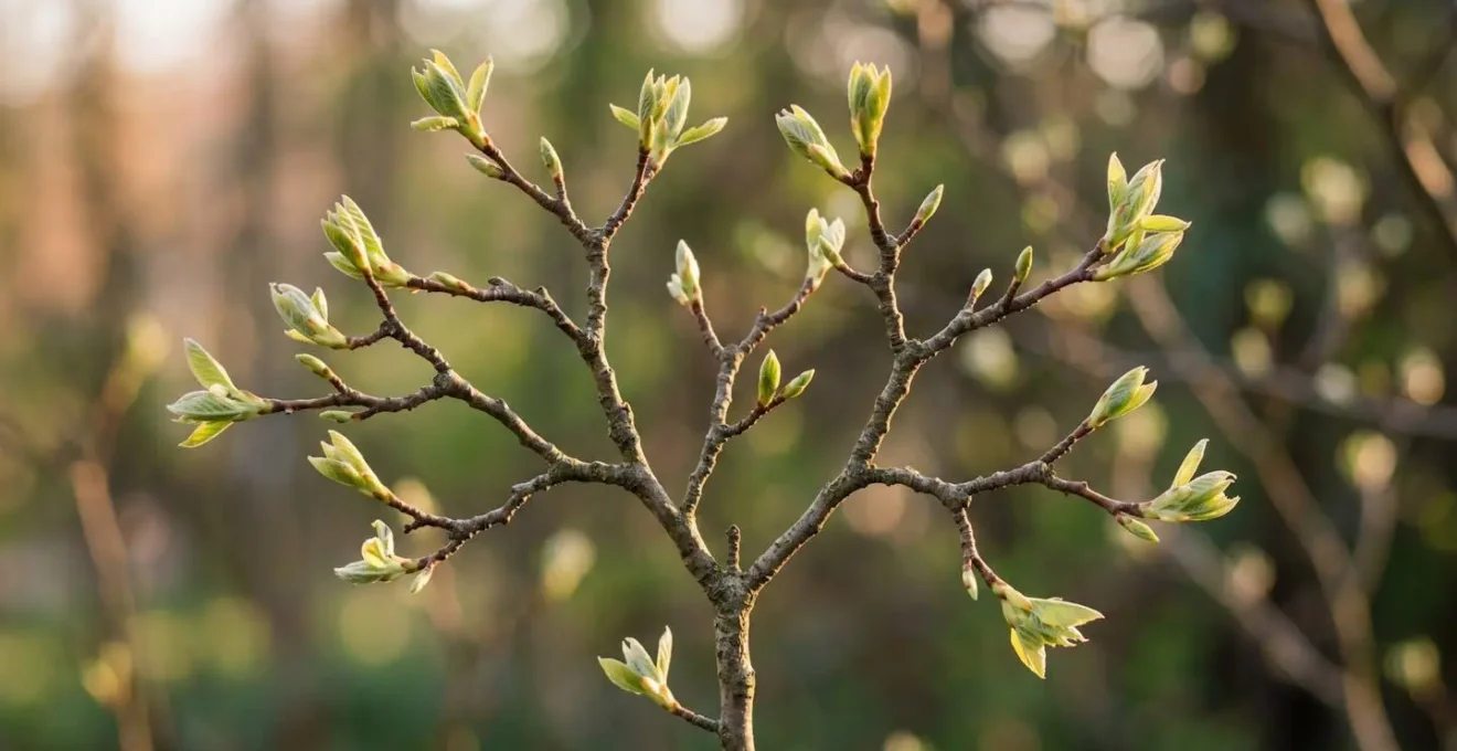 Représentation symbolique de la neuroplasticité à travers une métaphore visuelle naturelle